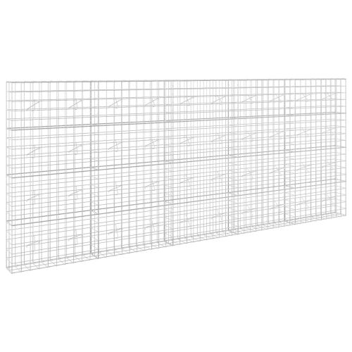Габион с 3,5 мм тел и мрежа 10x10 см 500x20x200 см