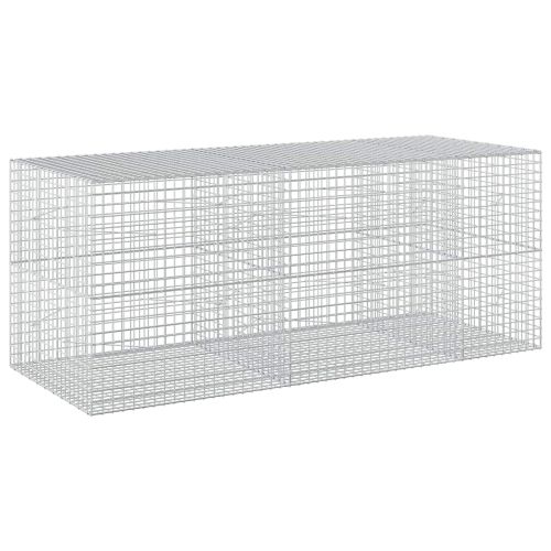 Габион с 5 мм жица и мрежа 5x5 см 250x100x100 см