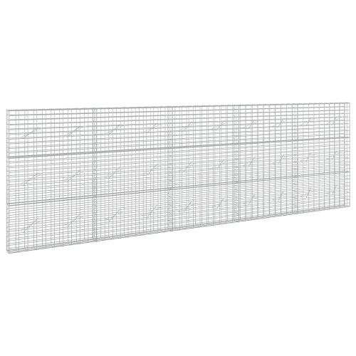 Габиони с 3,5 мм тел и 5x10 см мрежа 500x10x150 см