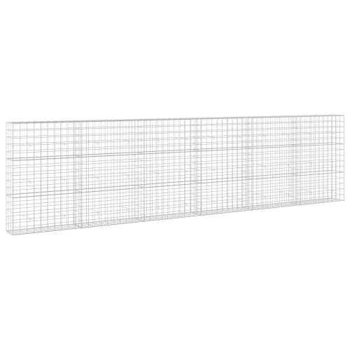 Габион с 3,5 мм тел и мрежа 10x10 см 600x30x150 см
