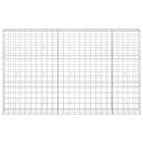 Габион с 3,5 мм тел и мрежа 10x10 см 250x30x150 см