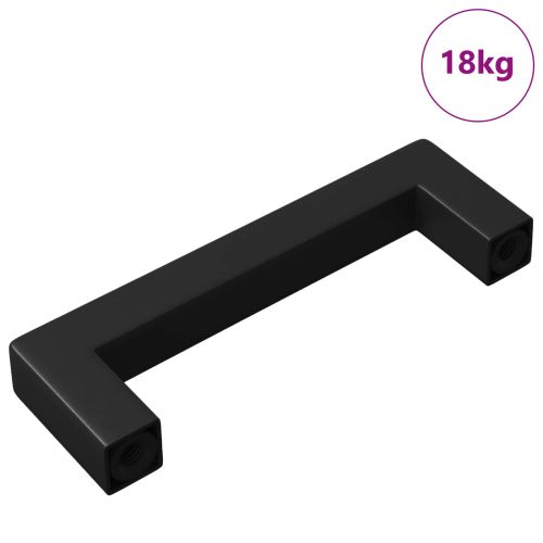 Дръжка за мебели 530 бр. Черен 105 x 12 x 36 мм Желязо