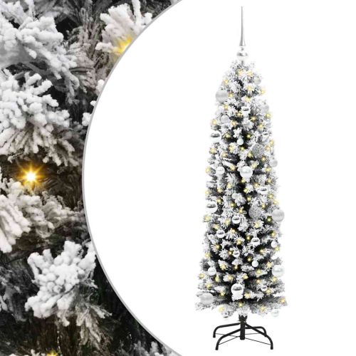 С изкуствено коледно дърво с 150 LED светодиода Зелен 150 cm