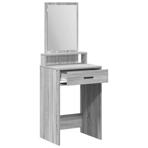 Тоалетка Сив Сонома 50 x 41 x 140 см Инженерна дървесина