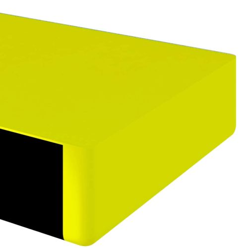 Ъглови протектори 2 бр жълто и черно 6x2x101,5 cm PU