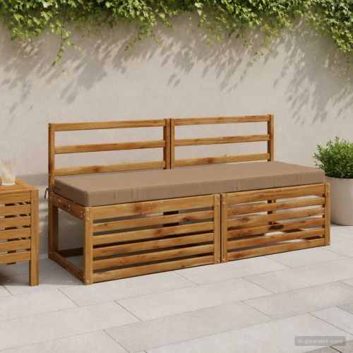 Възглавница за пейка SOEST 100% полиестер Таупе 150 x 50 x 8 см