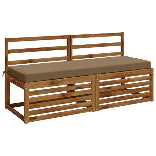 Възглавница за пейка SOEST 100% полиестер Таупе 150 x 50 x 8 см