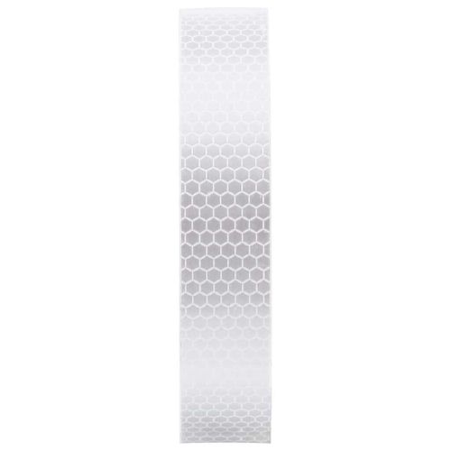 Светлоотразителна лента бяла 2,5 см x 20 м PVC