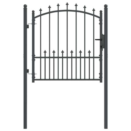 Оградна врата с шипове EMMEN 104 x 97 cm С ключалка
