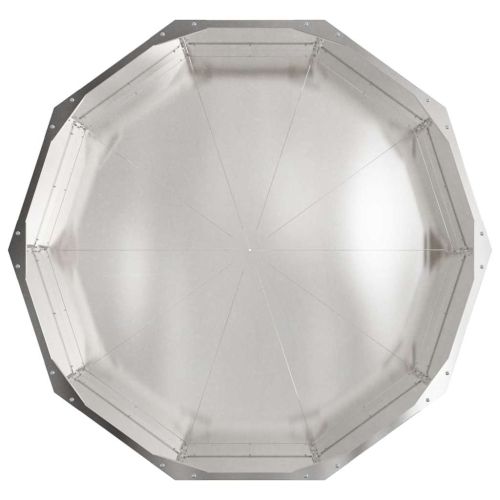 Кашпа Сребрист 90 x 90 x 35 см Неръждаема стомана