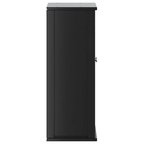 Шкаф за баня BERG черен 40x27x71,5 см бор масив