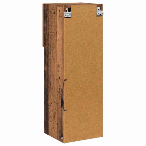 Стенен телевизионен шкаф 30,5 x 30 x 90 см Старо дърво
