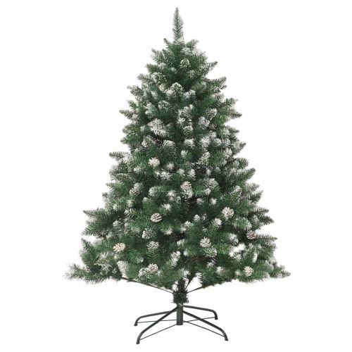 Изкуствена коледна елха със стойка, 150 см, PVC