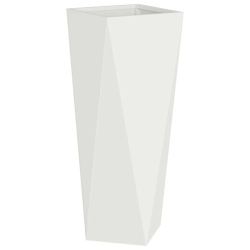 Кашпа Бяло 30 x 30 x 75 см Стомана