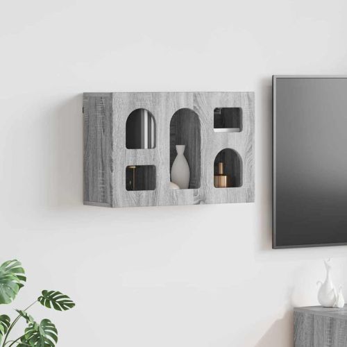 Висящ шкаф ELST Сив Сонома 60 x 20 x 40 см Инженерна дървесина