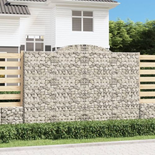 Габионни кошници арка 7 бр 300x50x200/220 см поцинковано желязо