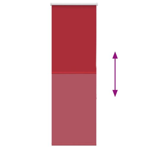 Ролетна щора, затъмняваща, червена, 60x130 см, ширина на плата 55,7 см, полиестер