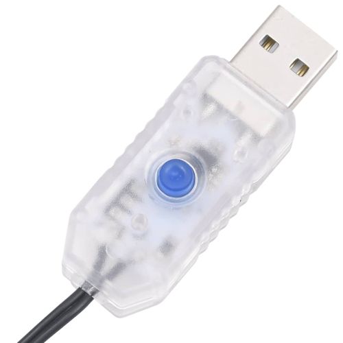 Изкуствена коледна елха, 150 LED и флокиран сняг, 150 см