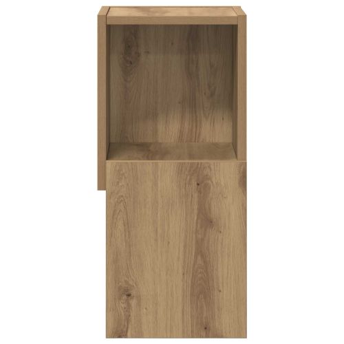 Ъглов шкаф 25,5x25x55см Инженерна дървесина Дъб