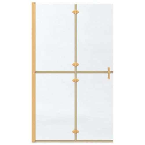Стена за душ с влизане Златист 110 x 6,5 x 190 см