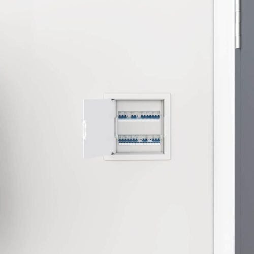 Панели за достъп 2 бр. Бяло 15 x 15 см ABS пластмаса