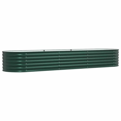 Повдигнато легло Зелено 320 x 80 x 44 cm Стомана