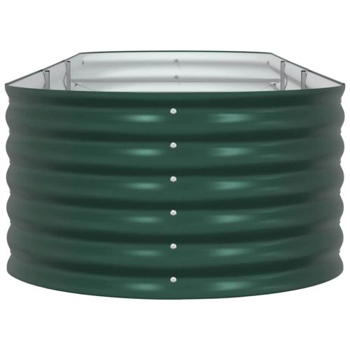 Повдигнато легло Зелено 320 x 80 x 44 cm Стомана
