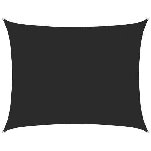 Платно-сенник, 160 г/м², правоъгълно, черно, 6x8 м, HDPE