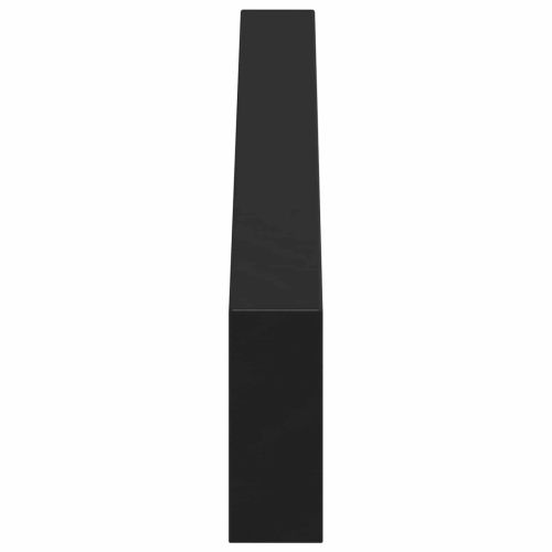 Крака за мебели 2 бр. Черно 546 x 40,5 x 100 мм Желязо