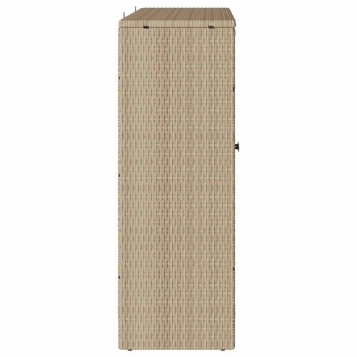 Шкаф за съхранение с рафт Бежово 100 x 36 x 102 см Ратан