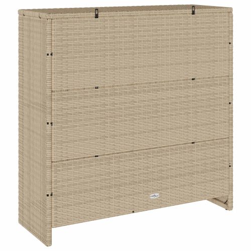 Шкаф за съхранение с рафт Бежово 100 x 36 x 102 см Ратан