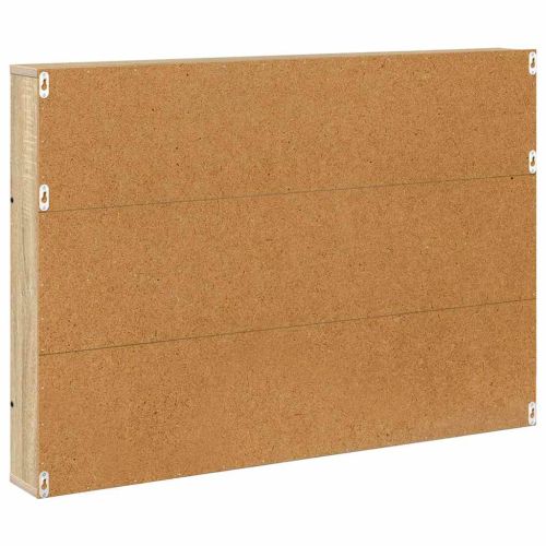 Етажерка за списания с рафт Сонома дъб 100 x 12 x 70 см