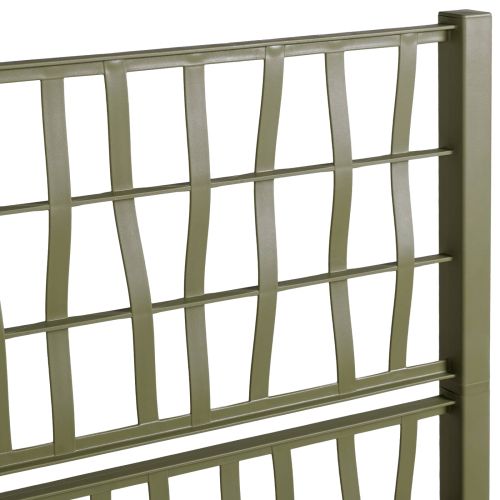 Градинска саксия с решетка Зелено 80 x 36 x 140 см ПП