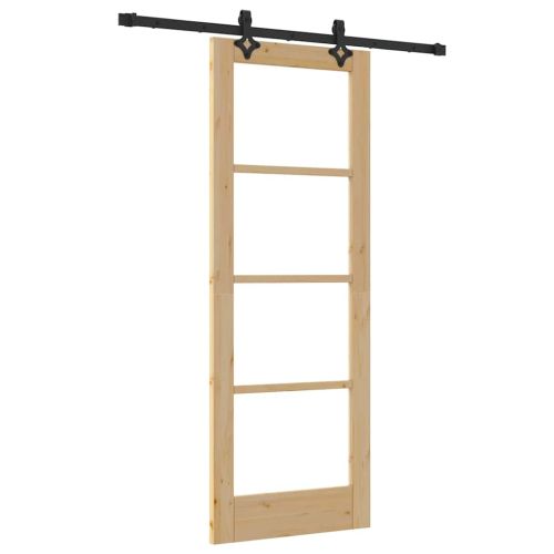 Преплъзваща се врата Естествен 73,5 x 198,5 см