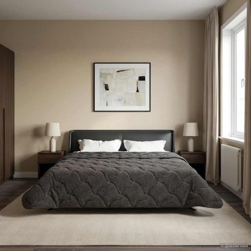 Летен юрган 200 x 240 cm Лято Антрацит Дишащo