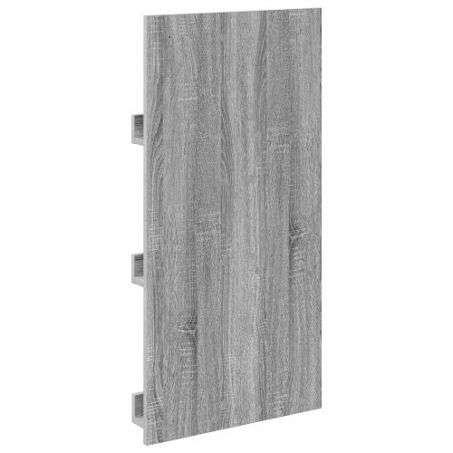Етажерка за списания с рафт Сив Сонома 51 x 11 x 102 см
