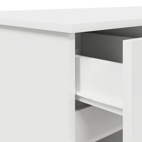 Бюро Бяло Инженерна дървесина 140 x 49 x 76 см