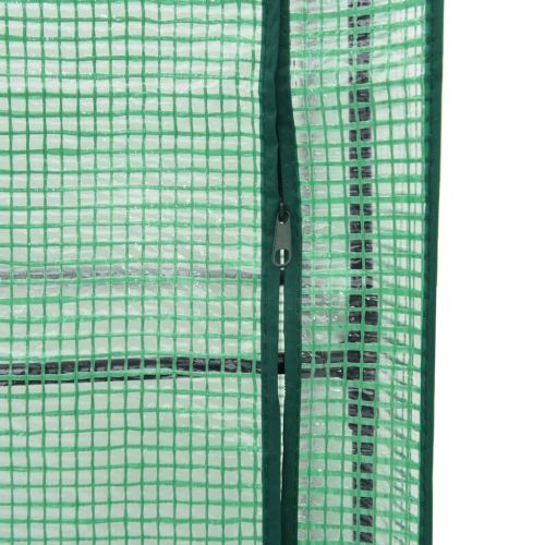 Повдигнато легло с оранжерия калъф, ратанов вид, 80x40x140 см