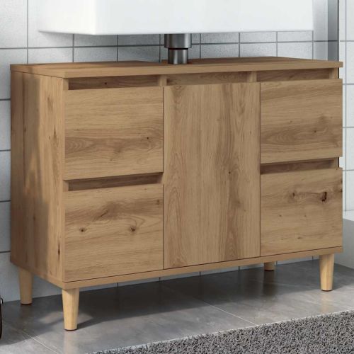 Шкаф за мивка Artisan Oak 80x33x60 cm Инженерна дървесина