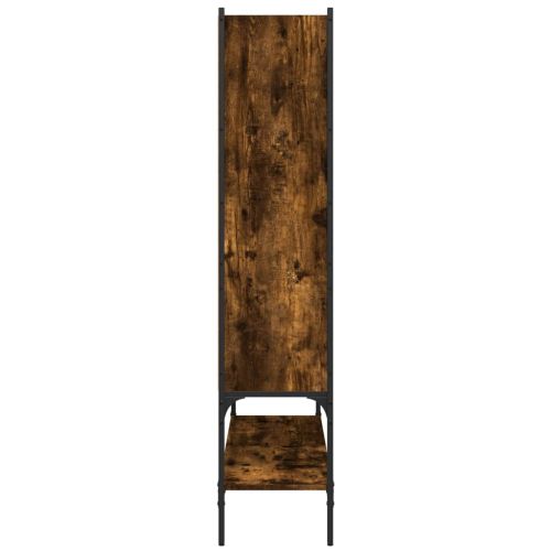 Библиотека, опушен дъб, 102x30x141,5 см, инженерно дърво