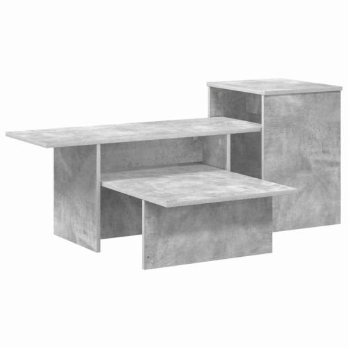 Конзолна маса Циментено сиво 91,5 x 35 x 38,5 см