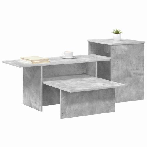 Конзолна маса Циментено сиво 91,5 x 35 x 38,5 см
