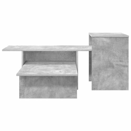Конзолна маса Циментено сиво 91,5 x 35 x 38,5 см