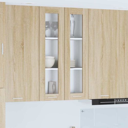 Висящ шкаф Сонома дъб 60 x 31 x 100 см Инженерна дървесина