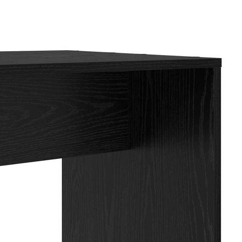 Бюро с рафт Черния дъб 138,5 x 55 x 143 см Инженерна дървесина