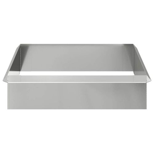 Огради за охлюви 8 бр. 100 x 3,5 x 25 см Галванизирана стомана