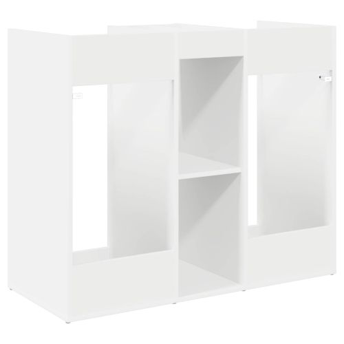 Голф шкаф Едноцветен Бяло 102 x 45 x 85,5 см