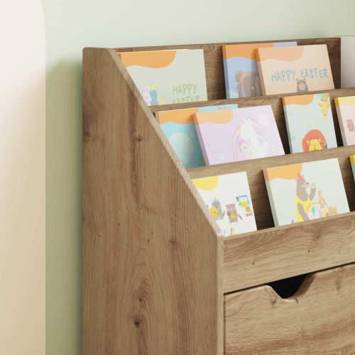 Детска рафт за книги Дъб 60 x 29,5 x 69 см Инженерна дървесина