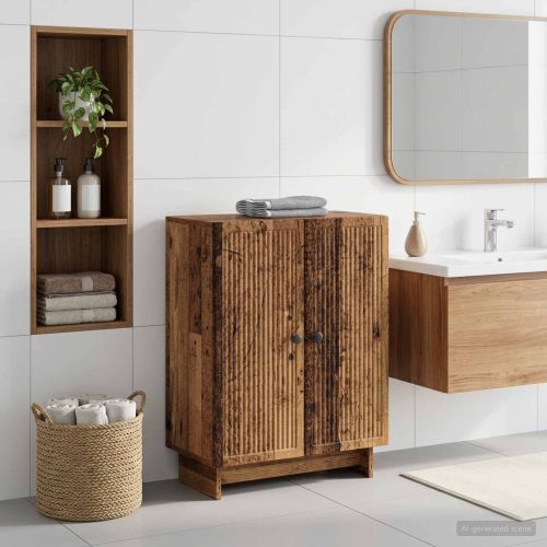 Шкаф за баня EDE Старо дърво 59,5 x 31 x 80 см