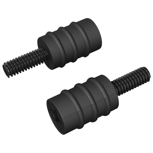 Струбцина 2 бр. Черно М4 Гума и стомана